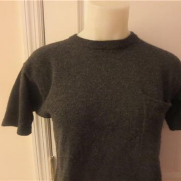 CASHMERE CASHMERE GRAY SWEATER 100% CASHMERE S** - Picture 2 of 4